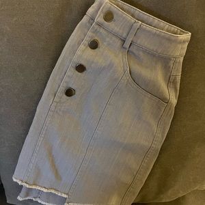 entro gray skirt NWT